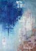 Blau/Rosé, 70 x 50 cm