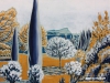Blick auf den Mont St, Victoire (Provence) 1, 60 x 80 cm 